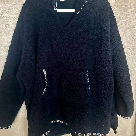 NATURAL LIFE Navy Oversized Blanket Hoodie - Picture 4 of 5